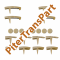 Комплект пластиковых ретейнеров Dct450 (K10900-4)