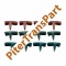 Комплект пластиковых ретейнеров Dct450 (селективные) (K10900-6)