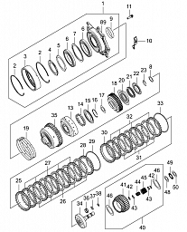 CLUTCH&FRTCARRIER(M11:DSI6A/T)