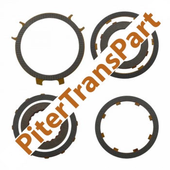 Комплект фрикционных дисков Dp0/al4 (диск сцепления e1 ext. трапециевидный зуб) (FRMRENLT02)