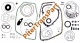 Комплект прокладок Zf6hp26/zf6hp28 (vag) (1068-298-052)
