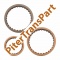 Комплект фрикционных дисков Zf6hp26/6r60/6r80 (фр. сцепление e h=1.6mm) (EFK257)