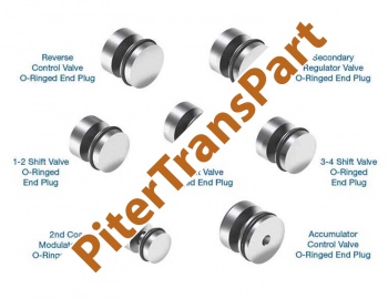 Комплект заглушек гидроблока A340e series o-ringed end plug kit (97741-19K)