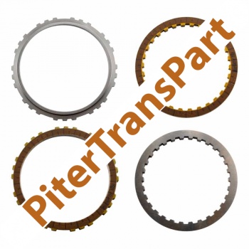 Комплект дисков A6mf сцепление 3-5/reverse  (1 pr.plat 2.4mm/4 fr.disc int. 2.1mm/2 fr.disc ext. 2.0