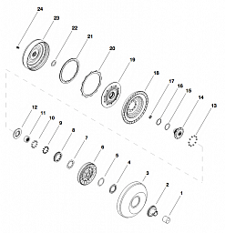 TorqueConverterBorgWarner310mmLUwithMulti-PlateClutchKit