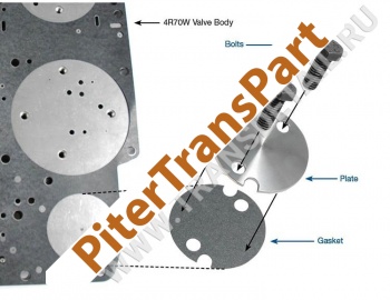 Valve body retainer plate kit  (76507F-01K)