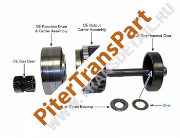 Front unit endplay shim  (34500-Z)