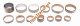 Комплект втулок R4ax-el/4eat subaru (K77901)