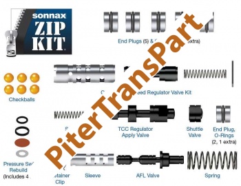 Ремкомплект гидроблока 6T30e/6t40e (1 gen) zip kit (6T40-ZIP)