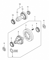 DIFFERENTIALCARRIER(M11:DSI6A/T)