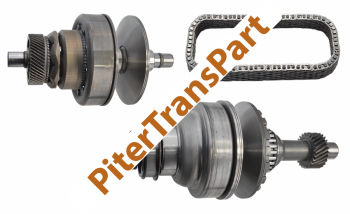 Комплект конусов с цепью 0Aw cvt (0AWPULLEY)