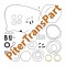 Комплект прокладок Zf6hp32 (bmw/bentley/audi q7) (K82900Q)