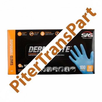 Перчатки Размер l (derma-lite lp nitrile) 100 штук/толщина 0,13mm (6608)