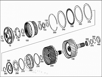 ФРИКЦИОННАЯМУФТАСЦЕПЛЕНИЯK27,ПЛАНЕТАРНЫЙРЯД4