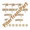 Комплект пластиковых ретейнеров Dct450 (K7099600A)