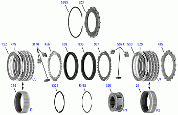 C3,C4Clutch/P1Planet
