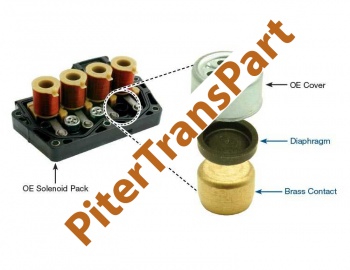 Ремкомплект блока соленоидов A604/a606 (solenoid pack repair kit) (92836-03K)