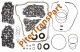 Комплект прокладок 6T30e (без тефлоновых колец) (T21002A)